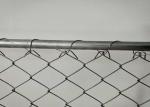 PVC Coated 100x100mm Portable Chain Link Fence 12ft Temporary Site Fence