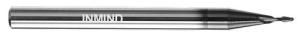 China Carbide Micro End Mill 0.3mm 2 Flute SiN Coating Grain Size 0.4um upto HRC60 factory