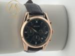 ML 666 Custom Logo Gift Watches Round Dial Black Leather Quartz Wristwatch