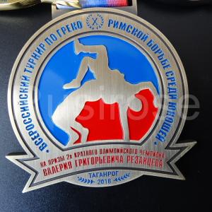 China Personality metal medals custom, club competition honor medal custom, sports athletic badge medal production factory