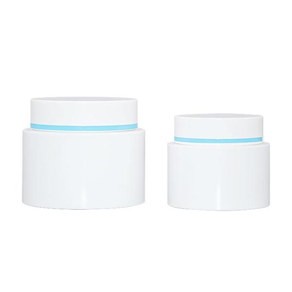 Sustainable Double Wall 50ml 100ml PP Cosmetic Cream Jars Environmental