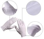 Wholesale Industrial Usework White Cotton Working Gloves For Packaging Anti