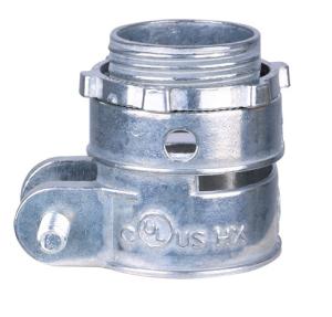 China Straight Metal Squeeze Connector Electrical Conduit Joints UL / SGS Certification factory