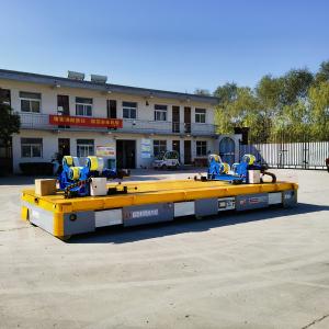 China Remote Control Battery 10 Tons Omni Steerable Steel Industrial Transfer Cart factory