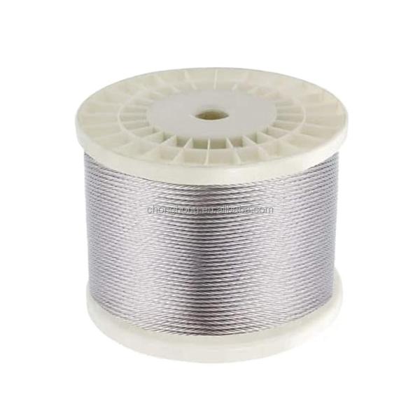 1x19 7x7 7x19 T316 Stainless Steel Aircraft Cable for Deck Cable Railing Kits 1