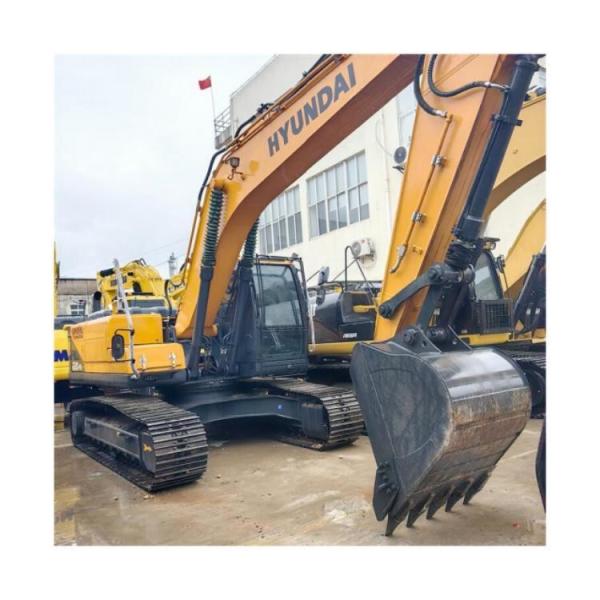 Used 20TON Large Hydraulic Mining Excavators Hyundai 220 On Promotion Sale