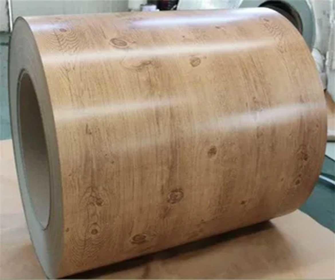 Wooden Pattern Prepainted Galvanized Steel Coil