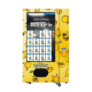 55-inch Full Touch Screen Pokémon Vending Machine With Card Reader Custom Graphics for Pokémon PTCG Game Cards