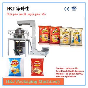 China 14 Heads Potato Chips Packing Machine , Vertical Packaging Machine Fast Speed factory