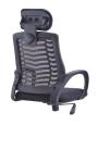 Classic Split Back Office Chair , High Back Mesh Office Chair With Headrest