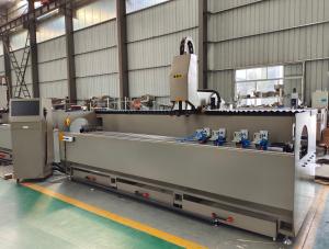 China Double Head Aluminium CNC Copy Router Drilling Holes Machine For Industrial Aluminum And Wine Cabinets factory
