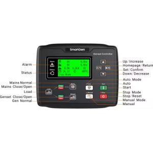 Smartgen Intelligent Controller HGM6120 Generator Control Panel Diesel Parts