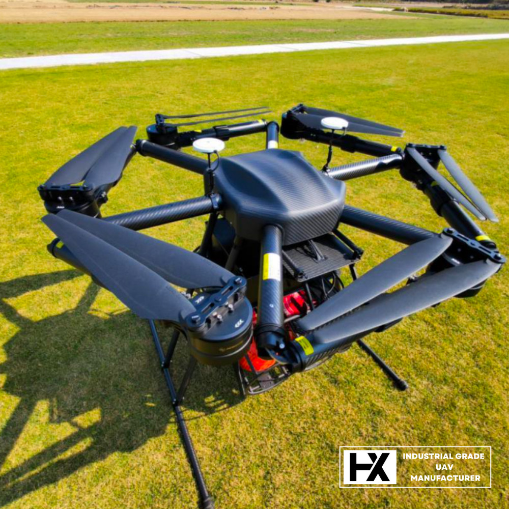 OEM Customized Industrial Inspection Drone Six Rotor For Electricity High Voltage Wire HXR60