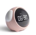 Circular 2.5W Kids Alarm Clock , 1500mAh Touch Light Alarm Clock Sound Control