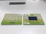 Art &Craft paper material video card 4.3'' lcd screen video brochure digital