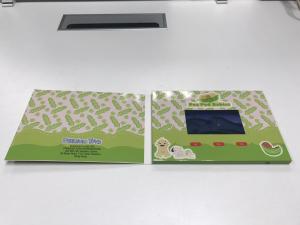 China Art &amp;Craft paper material video card 4.3'' lcd screen video brochure digital video marketing/event/promotion for babies factory