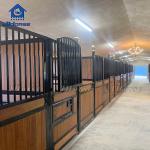 Portable Prefab Horse Barn Safe Horse Stable Metal Horse Stall Front Boxes With