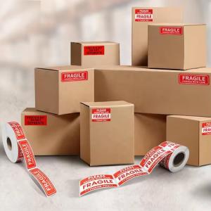 China Custom Color Paper Warning Label Waterproof Permanent Adhesive factory