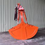 Mechanical Clamshell Grab Bucket , Hydraulic Clam Bucket For CAT VOLVO