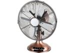14 Inch Retro Desktop Oscillating Fan Copper Motor 3 Speed Brushed Nickel