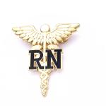 Colorful Custom Logo Lapel Pins , Silver Plated Letter Lapel Pins