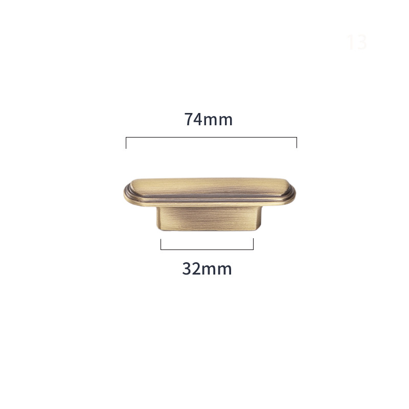 hole 32mm Modern Brass Cabinet Handles Interior Pull Set And Drawer Furniture