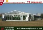 Clear Roof Party Tent For 300 People , Transparent Wedding Tent With PVC Fabric