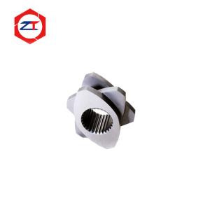 China Type65 PE PVC PP Bimetallic Twin Plastic Extruder Screw Element Wr30 Dog Food Extrusion Machine factory