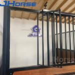 Bamboo 7.2ft Horse Stall Panels Standard Front Type Powder Coated Sliding Door