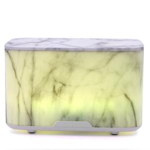 China Marble Grain Double Mist Nozzle Humidifier Wood Aromatherapy Diffuser factory
