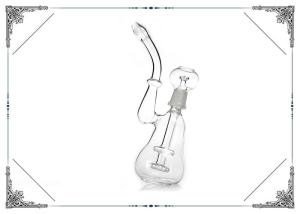 China Oil Rigs Percolator Bubbler Pipe Clear Color With 2 Inches Base Diameter factory