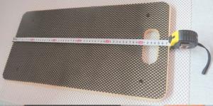 China Water Resistant Black Anti Slip Rug Underlay 440g Scrub Board Washboard Anti Alip Bath Mat factory