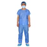 OEM 50gsm To 70gsm Hospital Surgical Scrubs Breathable Unisex Scrub Suit