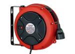 Lightweight 3 Core Retractable Electric Cord Reel , 0.9 Meter Lead In Cable