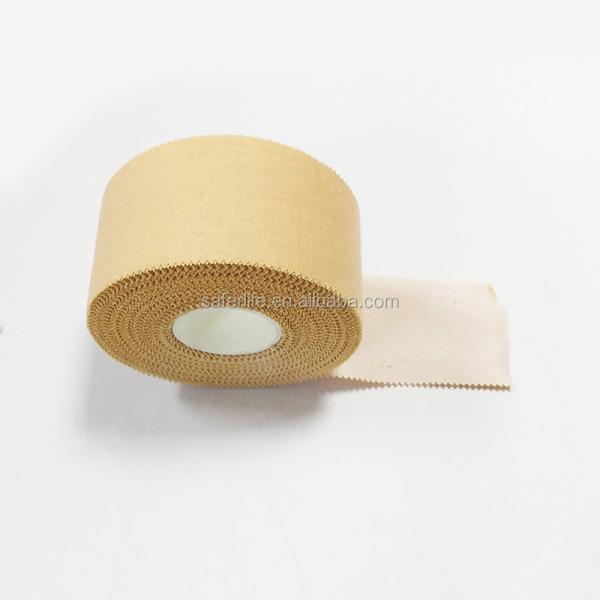 Adhesive Cotton Rigid Tape Zinc Oxide Sport Tape Bandage for Realignment Physical Therapy, Muscle Support & Recovery taping