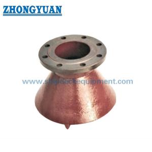 China JIS F 3020-1985 Type A Round Type Suction Bell Mouth Marine Pipe Fittings factory