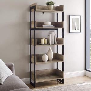 China Rustic Wooden Metal Shelving Display Rack Shelf For Home Office factory