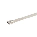 Self Locking Stainless Steel Ball Tie Straps For Telecom / Traffic Lights /