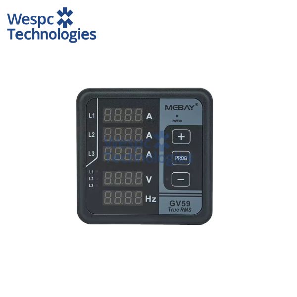 China WESPC Original Mebay GV59 Digital Display Meter for Diesel Generator Set Monitoring factory
