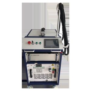 QUESTT Continuous Laser Cleaning Machine Dual Axis Laser Gun 1500W 2000W Laser