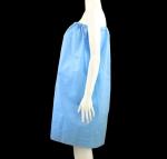 SJ Disposable Shower Dress Straight Across Bath Dress Strapless Nonwoven Soft PP