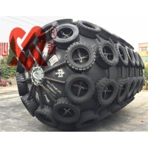 Pneumatic Marine Fenders 3.3x6.5m Natural Rubber Yokohama Design