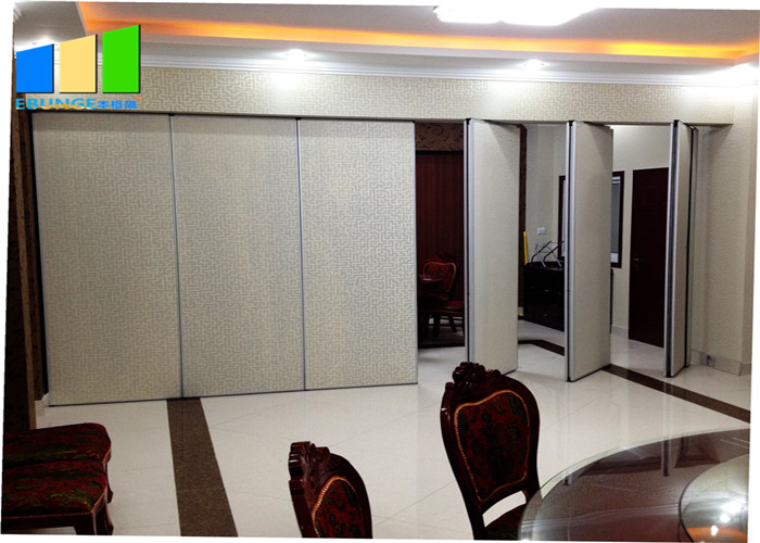 Nigeria Hotel Movable Partition Wall Acoustic Wooden Hanging Folding Partition Wall With Variety Color