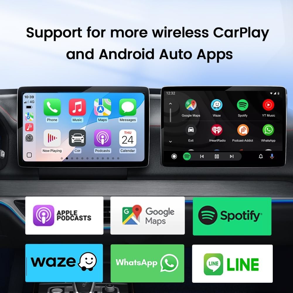 CPC200 Mini Se 5 Online Upgrade Stereos 2 In1 Wireless Car Play Adapter Android Auto Usb Carplay Carlinkit Ai Box
