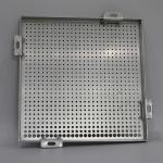600x600 Suspended Metal Aluminum Wall Panels Project Weather Resistance