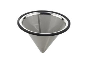 China 304 Stainless Steel Reusable Pour Over Coffee Filter Cone For Chemex Coffee Maker factory