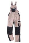 Stretch Zone Men'S Cotton Bib Pants Delicate Embroidery