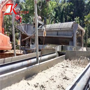 keda dragging machine for gold river mining 35Kw Power mesh size 8m africa