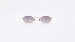 Fashion Men Women Retro Small Oval Sunglasses Titanium Frame Shades Unisex