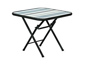 China Antirust Garden Steel Table Easy Maintenance For Cafe Terrace factory